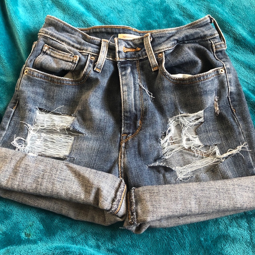 Ripped shorts